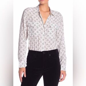 Equipment Slim Signature Silk Blouse Size S